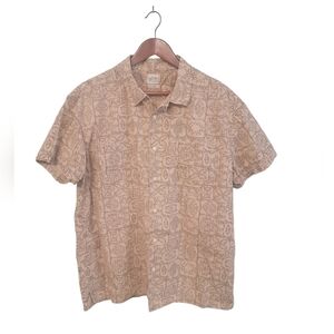 Vintage Lucky Brand Lucky You Celestial Camp Button Shirt Size‎ XL